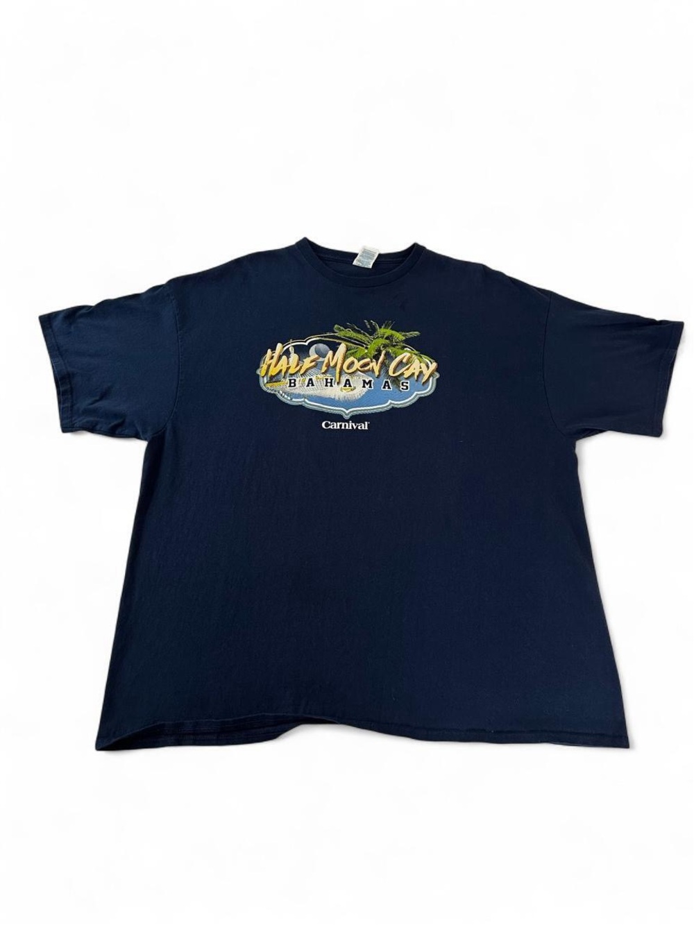 Half Moon Cay Bahamas Graphic Tee men 3XL Navy